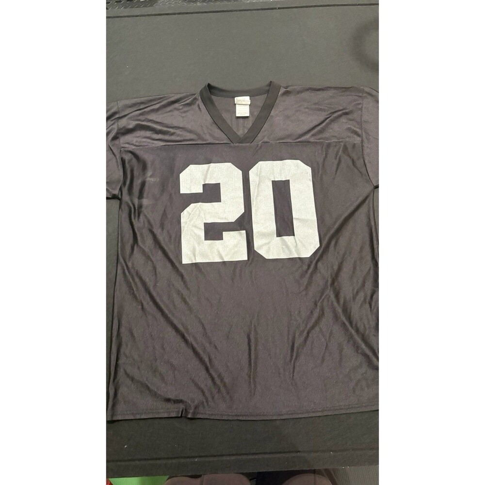 Vtg NFL Team Apparel Oakland Raiders Black Jersey Men XL Darren McFadden #20